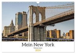 Mein New York Michael Jaster (Wandkalender 2024 DIN A3 quer), CALVENDO Monatskalender