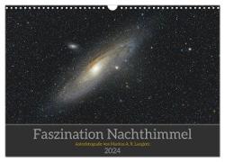 Faszination Nachthimmel (Wandkalender 2024 DIN A3 quer), CALVENDO Monatskalender