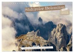 Südtiroler Dolomiten (Wandkalender 2024 DIN A4 quer), CALVENDO Monatskalender