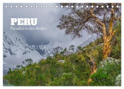 Peru - Paradies in den Anden (Tischkalender 2024 DIN A5 quer), CALVENDO Monatskalender