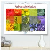 Farbenkaleidoskop (hochwertiger Premium Wandkalender 2024 DIN A2 quer), Kunstdruck in Hochglanz