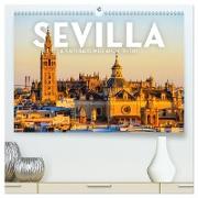 Sevilla - Atemberaubende Architektur (hochwertiger Premium Wandkalender 2024 DIN A2 quer), Kunstdruck in Hochglanz