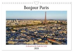 Bonjour Paris (Wandkalender 2024 DIN A4 quer), CALVENDO Monatskalender