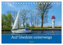 Unterwegs auf Usedom (Tischkalender 2024 DIN A5 quer), CALVENDO Monatskalender
