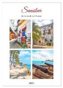 Sansibar - Küstenstadt mit Charme (Wandkalender 2024 DIN A2 hoch), CALVENDO Monatskalender