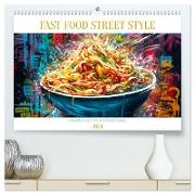 FAST FOOD STREET STYLE (hochwertiger Premium Wandkalender 2024 DIN A2 quer), Kunstdruck in Hochglanz