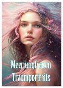 Meerjungfrauen Traumportraits (Wandkalender 2024 DIN A2 hoch), CALVENDO Monatskalender
