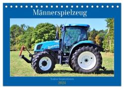 Männerspielzeug Traktor Inspirationen (Tischkalender 2024 DIN A5 quer), CALVENDO Monatskalender