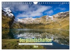 Berglandschaften - Deutschland, Italien und Schweiz (Wandkalender 2024 DIN A4 quer), CALVENDO Monatskalender