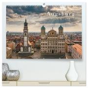 Augsburg - Stadt und Land (hochwertiger Premium Wandkalender 2024 DIN A2 quer), Kunstdruck in Hochglanz