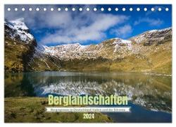 Berglandschaften - Deutschland, Italien und Schweiz (Tischkalender 2024 DIN A5 quer), CALVENDO Monatskalender