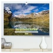 Berglandschaften - Deutschland, Italien und Schweiz (hochwertiger Premium Wandkalender 2024 DIN A2 quer), Kunstdruck in Hochglanz