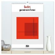 GeoArt - geometrische Formen (hochwertiger Premium Wandkalender 2024 DIN A2 hoch), Kunstdruck in Hochglanz