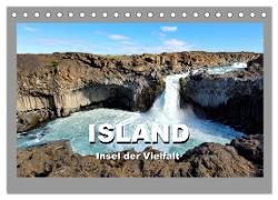Island Insel der Vielfalt (Tischkalender 2024 DIN A5 quer), CALVENDO Monatskalender