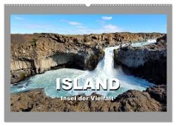 Island Insel der Vielfalt (Wandkalender 2024 DIN A2 quer), CALVENDO Monatskalender