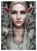 Dark Fantasy Art - Zeit der Helden (Wandkalender 2024 DIN A2 hoch), CALVENDO Monatskalender