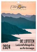 Die Lofoten ¿ Landschaftsfotografien aus Nordnorwegen (Wandkalender 2024 DIN A4 hoch), CALVENDO Monatskalender