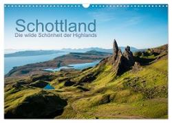 Schottland - Die wilde Schönheit der Highlands (Wandkalender 2024 DIN A3 quer), CALVENDO Monatskalender