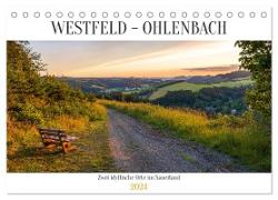 Westfeld-Ohlenbach - zwei idyllische Orte im Sauerland (Tischkalender 2024 DIN A5 quer), CALVENDO Monatskalender