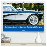 Leidenschaft zwischen Rost und Chrom (hochwertiger Premium Wandkalender 2024 DIN A2 quer), Kunstdruck in Hochglanz