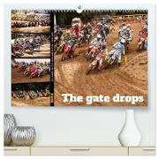 The gate drops - get ready for the race and do your your best (hochwertiger Premium Wandkalender 2024 DIN A2 quer), Kunstdruck in Hochglanz