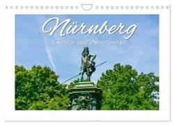 Nürnberg Gärten und Stadtparks (Wandkalender 2024 DIN A4 quer), CALVENDO Monatskalender