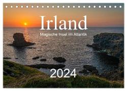 Irland - Magische Insel im Atlantik 2024 (Tischkalender 2024 DIN A5 quer), CALVENDO Monatskalender
