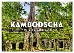 Kambodscha - Das Land der Tempel. (Tischkalender 2024 DIN A5 quer), CALVENDO Monatskalender