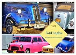 Ford Anglia - Großbritanniens klassischer Zweitürer (Wandkalender 2024 DIN A2 quer), CALVENDO Monatskalender