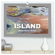 Island ¿ Künstlerin Natur (hochwertiger Premium Wandkalender 2024 DIN A2 quer), Kunstdruck in Hochglanz