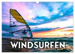 Windsurfen - Wellen und Wind (Wandkalender 2024 DIN A3 quer), CALVENDO Monatskalender
