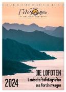 Die Lofoten ¿ Landschaftsfotografien aus Nordnorwegen (Tischkalender 2024 DIN A5 hoch), CALVENDO Monatskalender