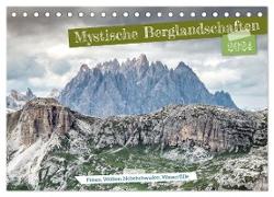 Mystische Berglandschaften (Tischkalender 2024 DIN A5 quer), CALVENDO Monatskalender