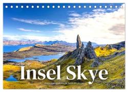 Insel Skye - Atemberaubende Naturkulisse (Tischkalender 2024 DIN A5 quer), CALVENDO Monatskalender