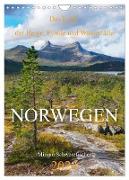 Norwegen - Das Land der Berge, Fjorde und Wasserfälle (Wandkalender 2024 DIN A4 hoch), CALVENDO Monatskalender