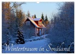 Wintertraum in Smaland (Wandkalender 2024 DIN A3 quer), CALVENDO Monatskalender