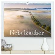 Nebelzauber (hochwertiger Premium Wandkalender 2024 DIN A2 quer), Kunstdruck in Hochglanz