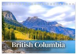 British Columbia - Faszination Kanada (Tischkalender 2024 DIN A5 quer), CALVENDO Monatskalender