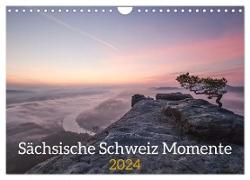 Sächsische Schweiz Momente 2024 (Wandkalender 2024 DIN A4 quer), CALVENDO Monatskalender