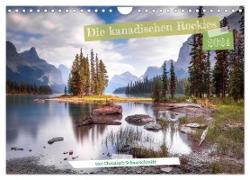 Die kanadischen Rockies (Wandkalender 2024 DIN A4 quer), CALVENDO Monatskalender