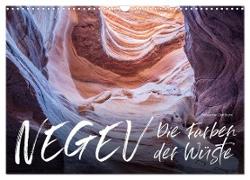 Negev ¿ die Farben der Wüste (Wandkalender 2024 DIN A3 quer), CALVENDO Monatskalender