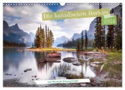 Die kanadischen Rockies (Wandkalender 2024 DIN A3 quer), CALVENDO Monatskalender
