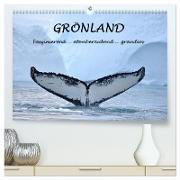 Grönland Faszinierend atemberaubend grandios (hochwertiger Premium Wandkalender 2024 DIN A2 quer), Kunstdruck in Hochglanz