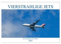 Vierstrahlige Jets (Wandkalender 2024 DIN A3 quer), CALVENDO Monatskalender