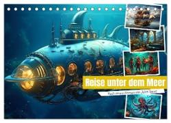 Reise unter dem Meer (Tischkalender 2024 DIN A5 quer), CALVENDO Monatskalender