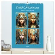 Antike Priesterinnen. Kunstvolle Fantasy-Portraits (hochwertiger Premium Wandkalender 2024 DIN A2 hoch), Kunstdruck in Hochglanz