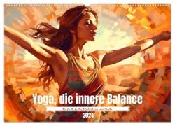 Yoga, die innere Balance (Wandkalender 2024 DIN A2 quer), CALVENDO Monatskalender