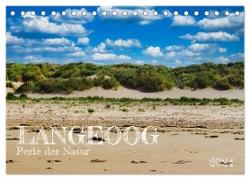 Langeoog - Perle der Natur (Tischkalender 2024 DIN A5 quer), CALVENDO Monatskalender