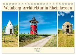 Weinberg-Architektur in Rheinhessen (Tischkalender 2024 DIN A5 quer), CALVENDO Monatskalender