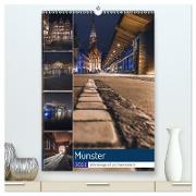 Münster - stimmungsvoll und harmonisch (hochwertiger Premium Wandkalender 2024 DIN A2 hoch), Kunstdruck in Hochglanz